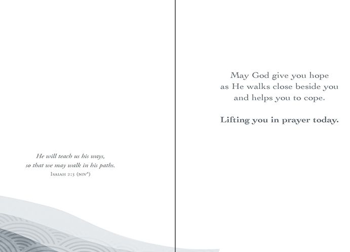Layers of Hope Get Well Boxed Cards (box of 12) - Re-vived