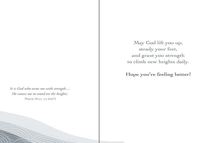 Layers of Hope Get Well Boxed Cards (box of 12) - Re-vived