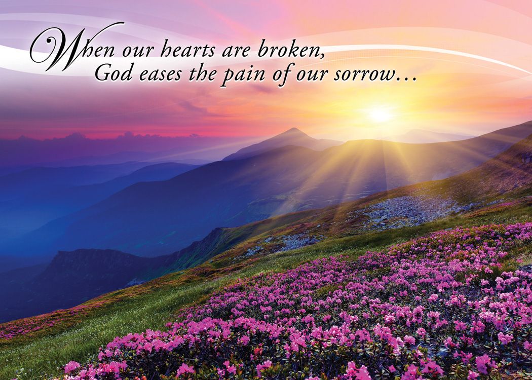 Sunsets in Glory Sympathy Boxed Cards (box of 12) - Re-vived