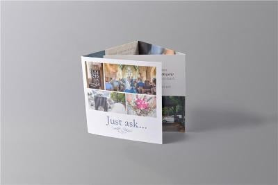 Weddings Just Ask - Publicity Leaflet - Re-vived