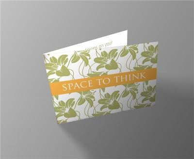 Weddings Space to Think Invitation Card - Re-vived