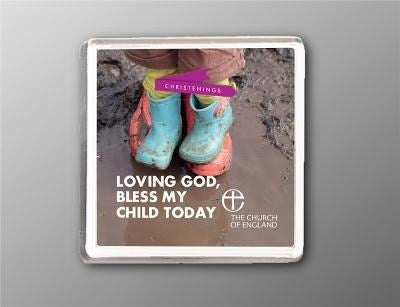 Christenings - Fridge Magnet Gift for Parents - Re-vived