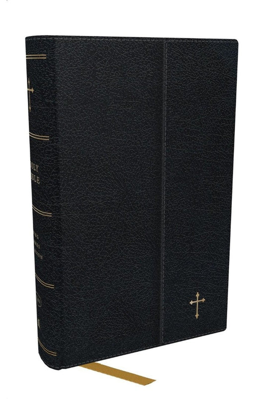 KJV Compact Reference Bible, Black with Flap - Re-vived