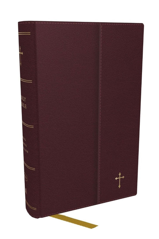 KJV Compact Reference Bible, Burgundy with Flap - Re-vived