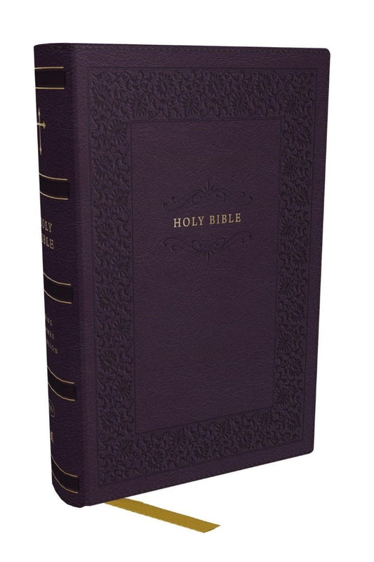 KJV Compact Reference Bible, Purple - Re-vived