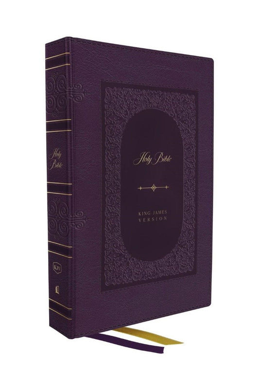 KJV Giant Print Thinline Bible, Purple, Indexed - Re-vived