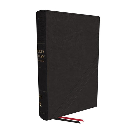 KJV Word Study Reference Bible, Black, Indexed - Re-vived