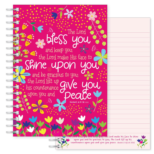 Bless You (Pink) A5 Notebook - Re-vived
