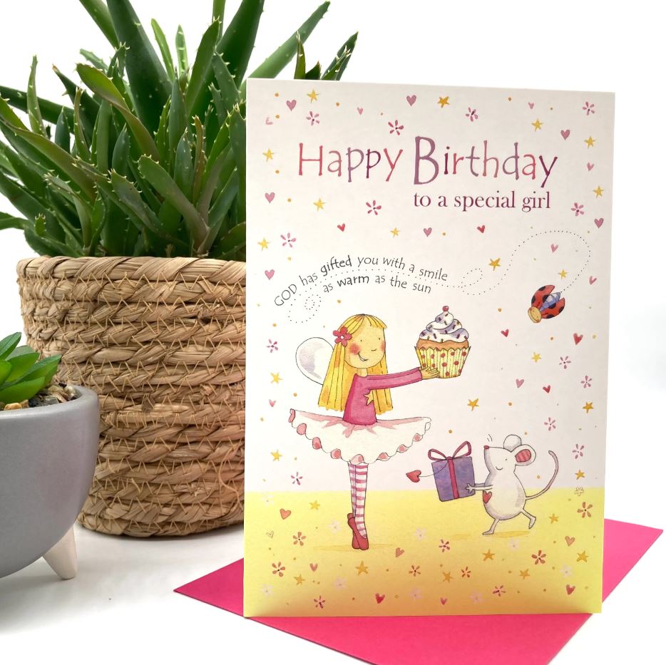 Smile Like the Sun Birthday Card - Re-vived