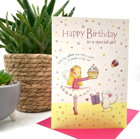 Smile Like the Sun Birthday Card - Re-vived