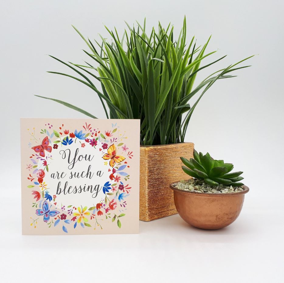 Butterfly Blessing Card - Re-vived