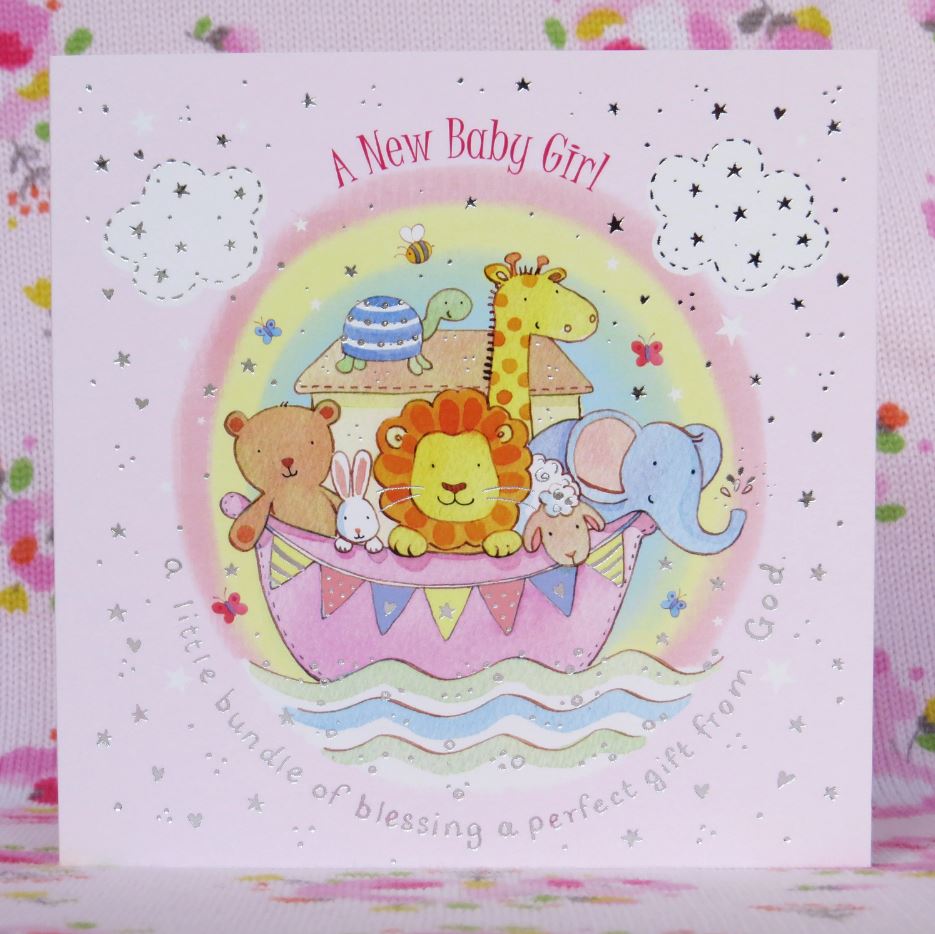 New Baby Girl Card - Re-vived