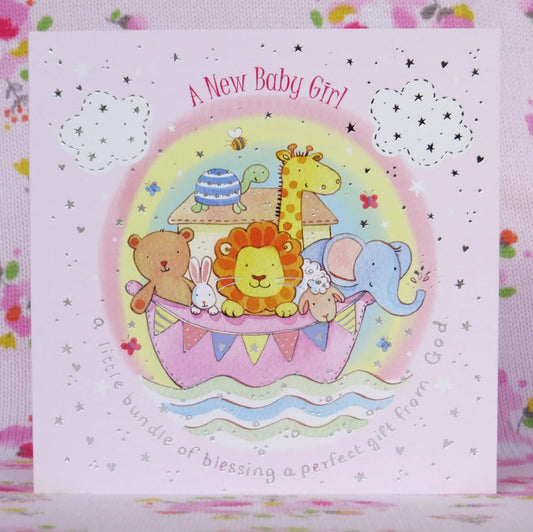 New Baby Girl Card - Re-vived