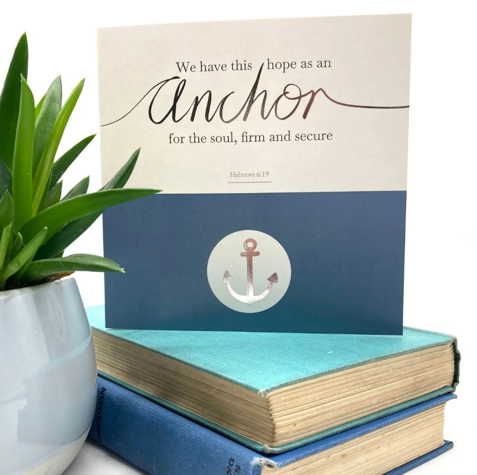 Firm and Secure Foil Notecard - Re-vived