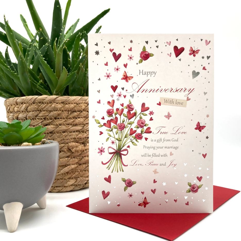 Anniversary Roses Card - Re-vived