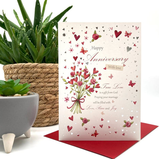 Anniversary Roses Card - Re-vived
