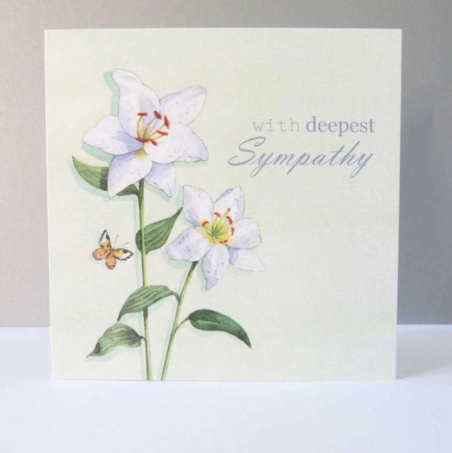 With Deepest Sympathy Card - Re-vived
