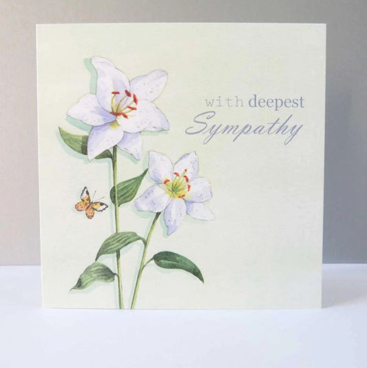 With Deepest Sympathy Card - Re-vived