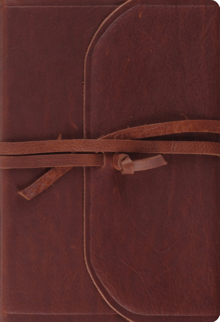 ESV Student Study Bible, Brown, Flap with Strap - Re-vived