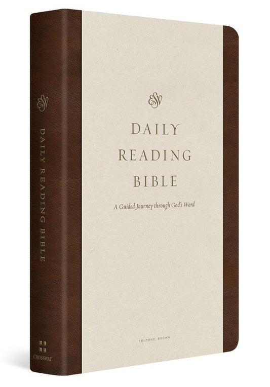ESV Daily Reading Bible, Trutone, Brown - Re-vived