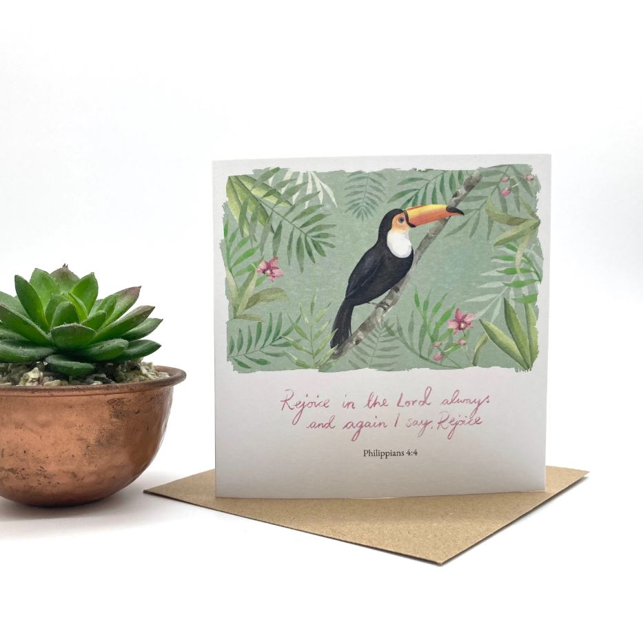 Toucan Christian Notecard - Re-vived
