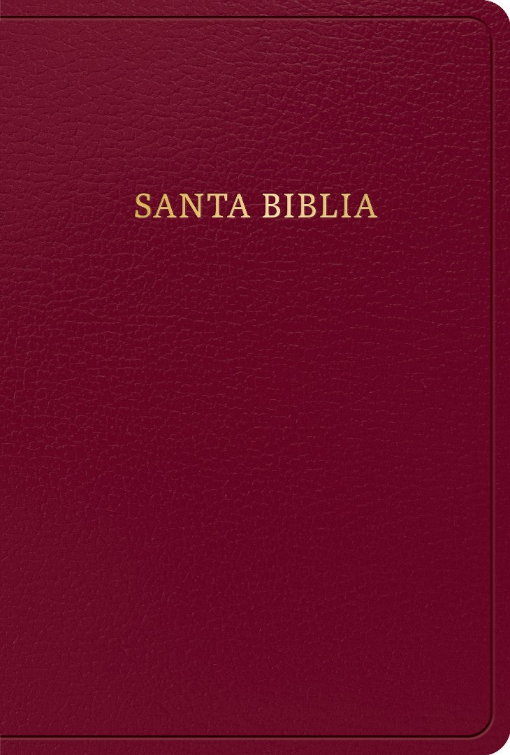 RVR 1960 Biblia Letra Grande Tamaño Manual, Borgoña - Re-vived