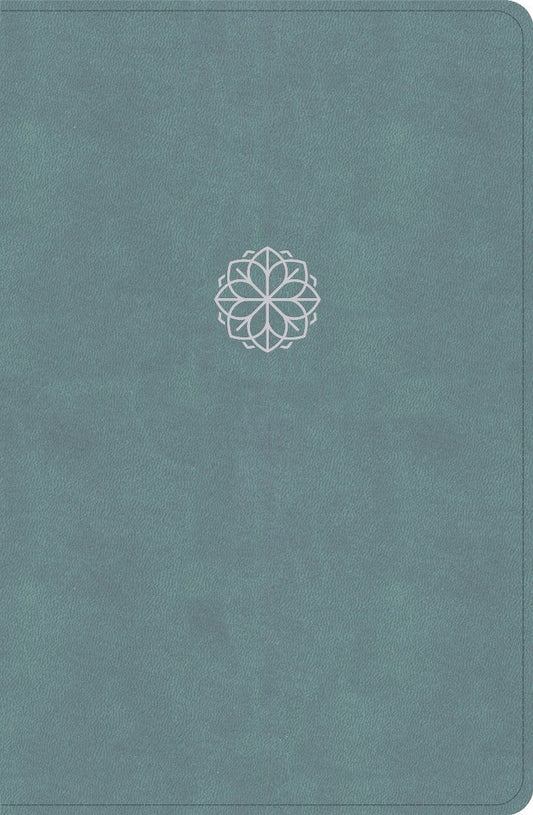 CSB Personal Size Giant Print Bible, Earthen Teal - Re-vived