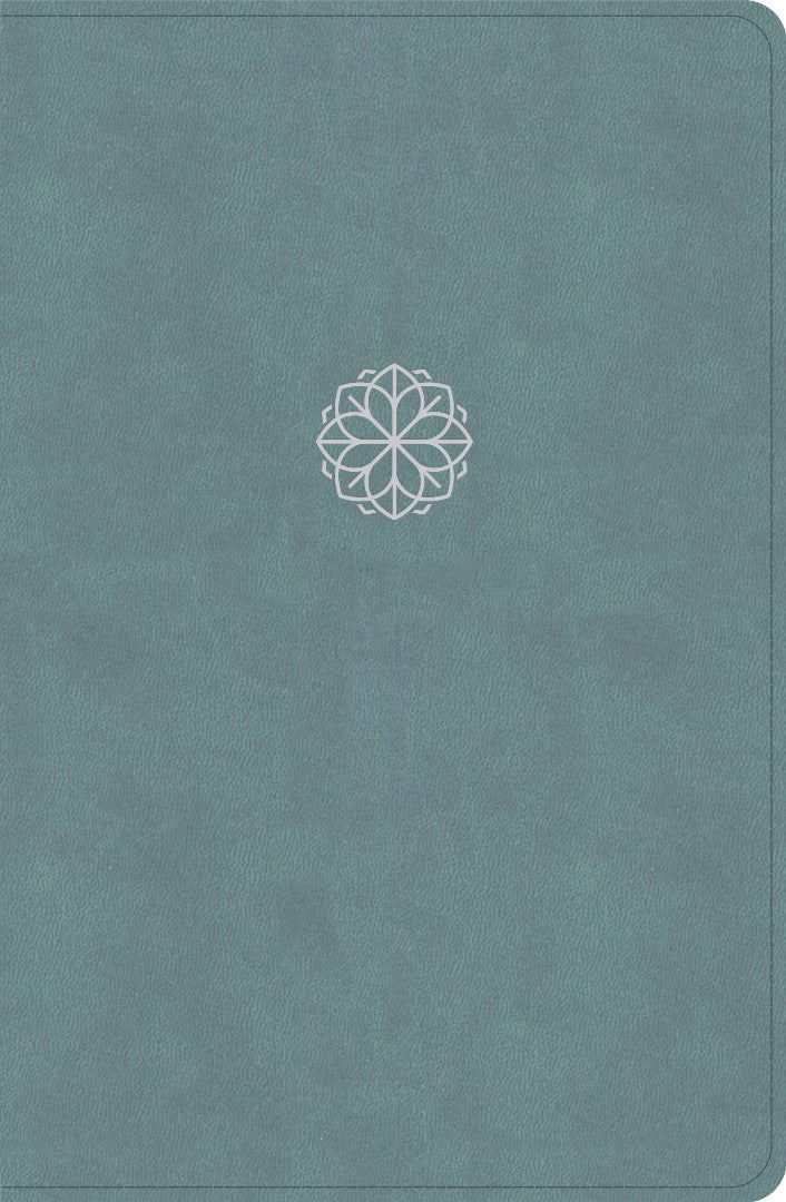 CSB Personal Size Giant Print Bible, Earthen Teal, Indexed - Re-vived