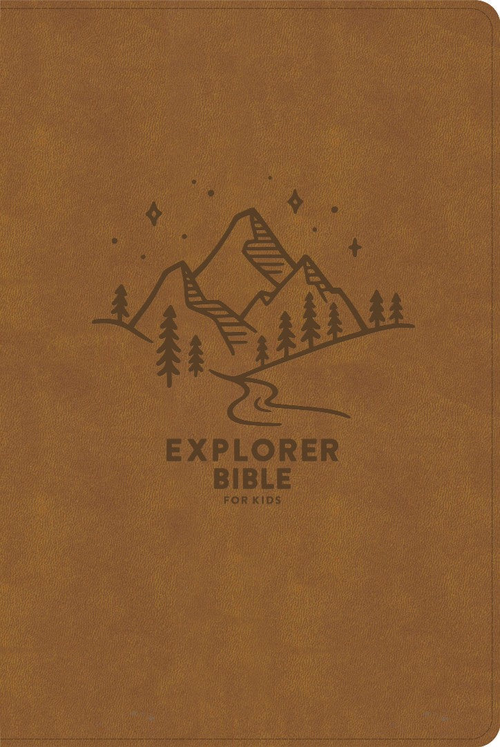 CSB Explorer Bible For Kids, Brown Mountains, Indexed - Re-vived
