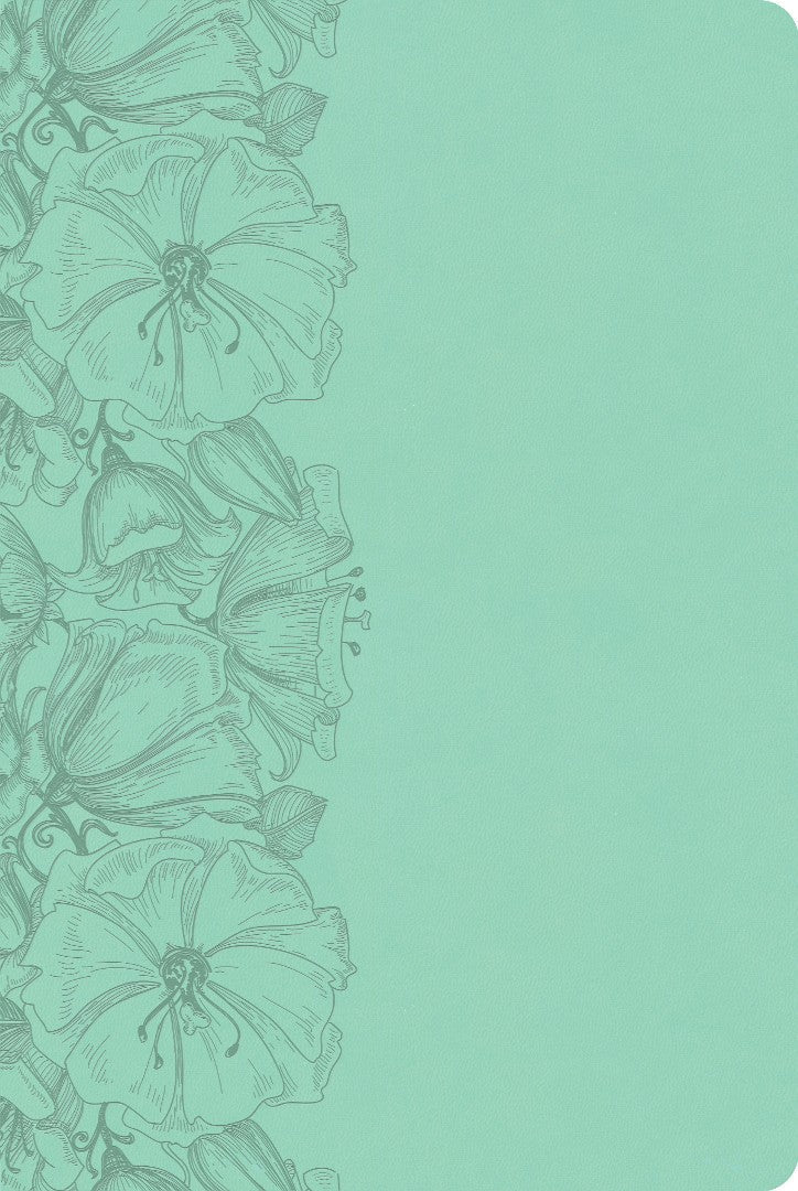 CSB Large Print Thinline Bible, Light Teal Leathertouch, Val - Re-vived
