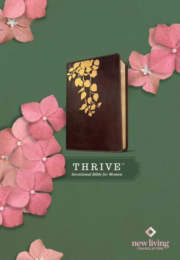 NLT Thrive Devotional Bible for Women, Deep Brown - Re-vived