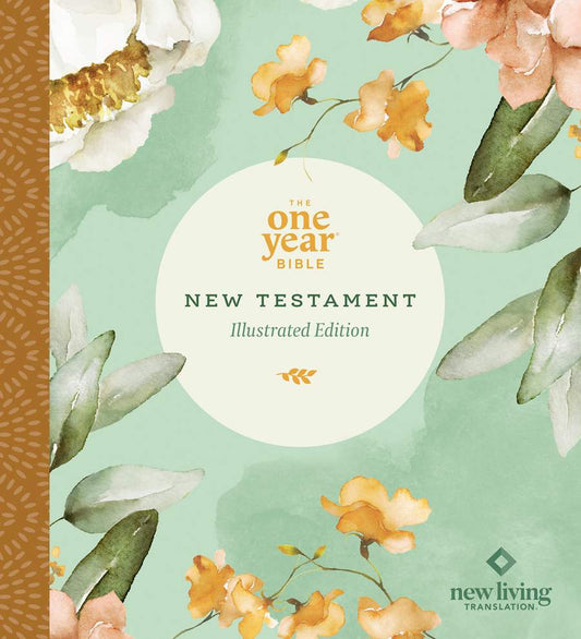 NLT One Year Bible New Testament, Floral - Re-vived