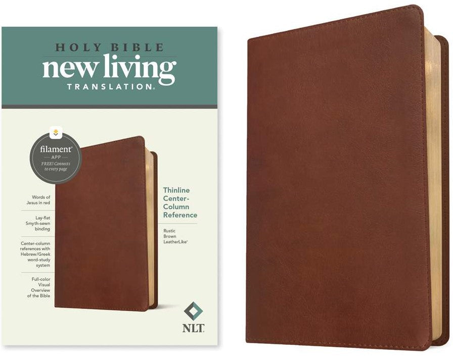 NLT Thinline Center-Column Reference Bible, Filament Edition - Re-vived