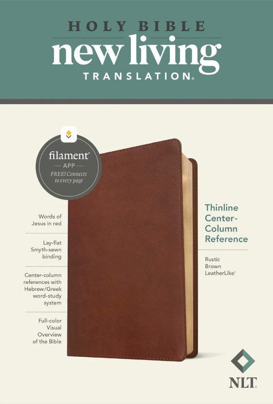 NLT Thinline Center-Column Reference Bible, Filament Edition - Re-vived
