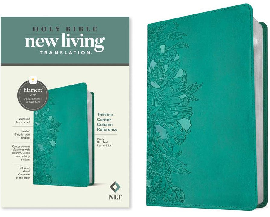 NLT Thinline Center-Column Reference Bible, Filament Edition - Re-vived