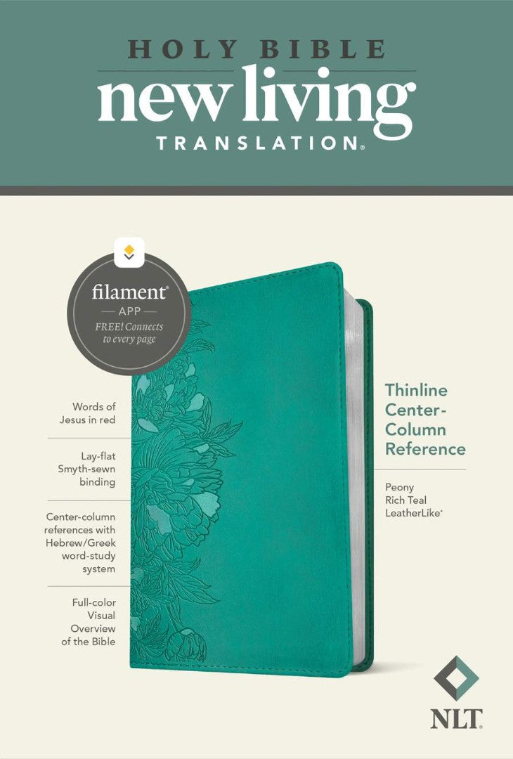 NLT Thinline Center-Column Reference Bible, Filament Edition - Re-vived