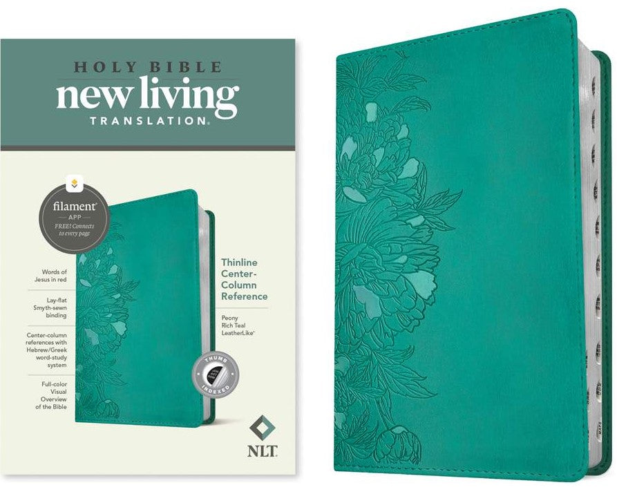 NLT Thinline Center-Column Reference Bible, Filament Edition - Re-vived