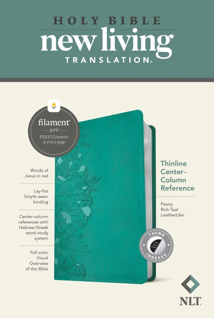 NLT Thinline Center-Column Reference Bible, Filament Edition - Re-vived