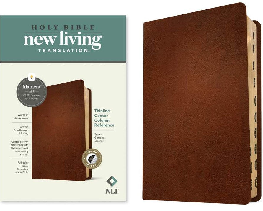 NLT Thinline Center-Column Reference Bible, Filament Edition - Re-vived