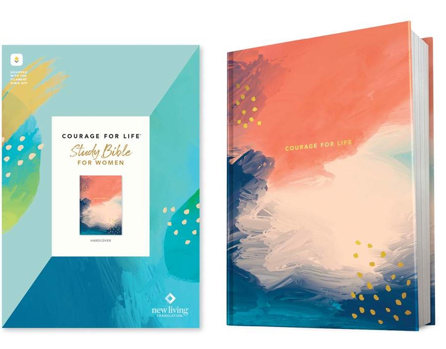 NLT Courage for Life Study Bible for Women, Filament Edition - Re-vived