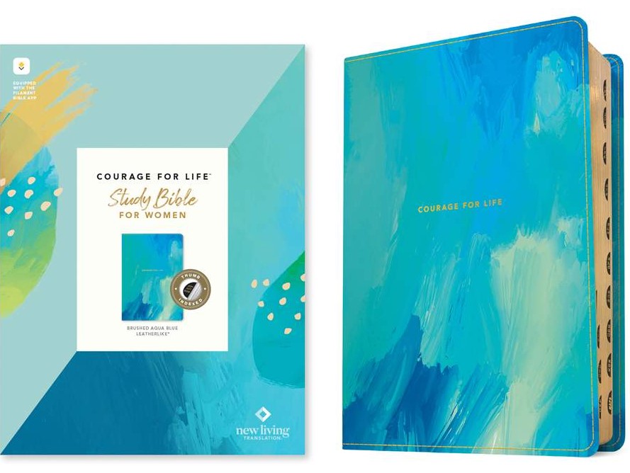 NLT Courage for Life Study Bible for Women, Filament Edition - Re-vived