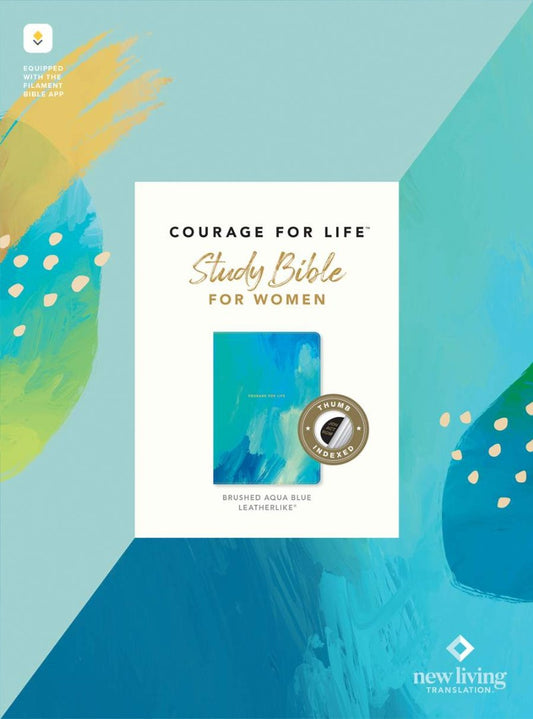 NLT Courage for Life Study Bible for Women, Filament Edition - Re-vived