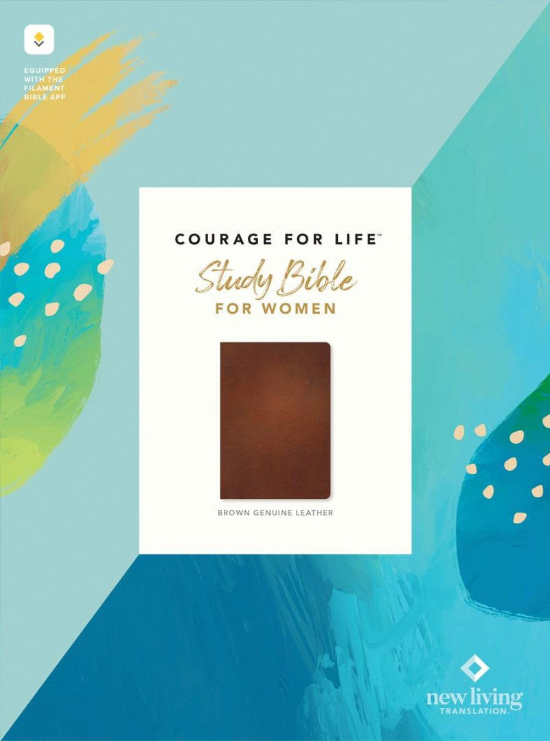 NLT Courage for Life Study Bible for Women, Filament Edition - Re-vived