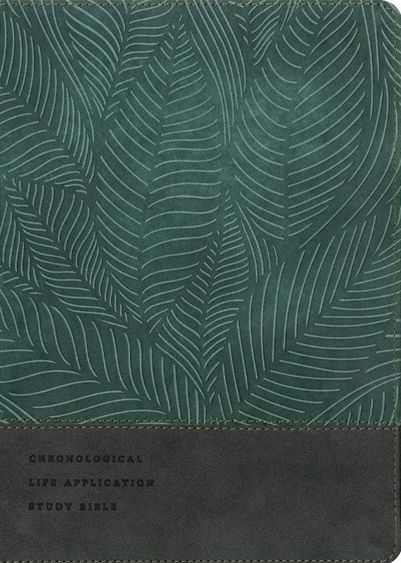 NLT Chronological Life Application Study Bible, Slate Blue - Re-vived