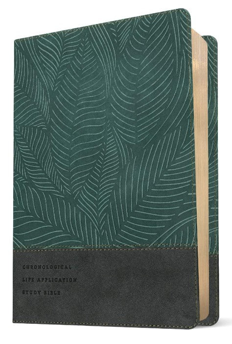 NLT Chronological Life Application Study Bible, Slate Blue - Re-vived