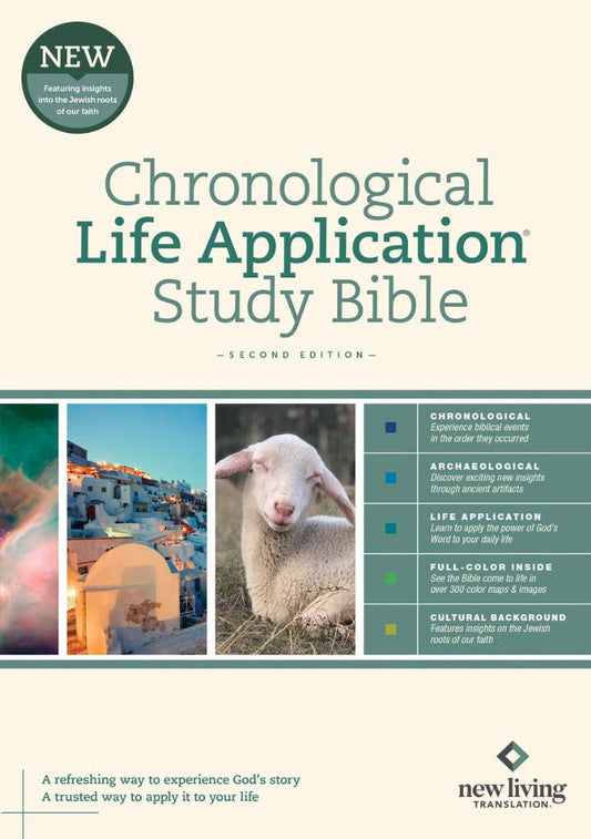 NLT Chronological Life Application Study Bible - Re-vived