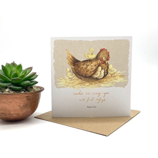 Hen Notecard - Re-vived
