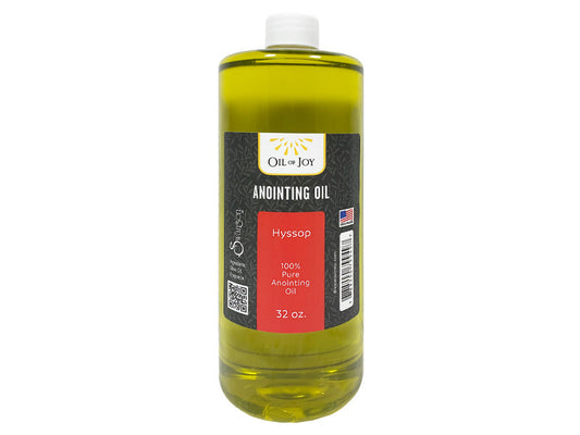Anointing Oil Hyssop Refill 32 Oz Bottle - Re-vived