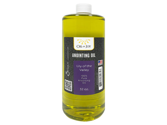 Anointing Oil Lily of the Valley Refill 32 Oz Bottle - Re-vived