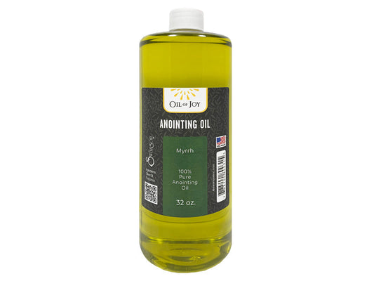 Anointing Oil Myrrh Refill 32 Oz Bottle - Re-vived